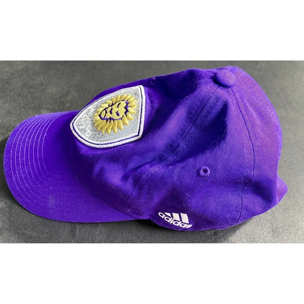 Orlando City Hat Cap Snap Back Purple MLS Soccer Futbol Football Adidas Sequins‎